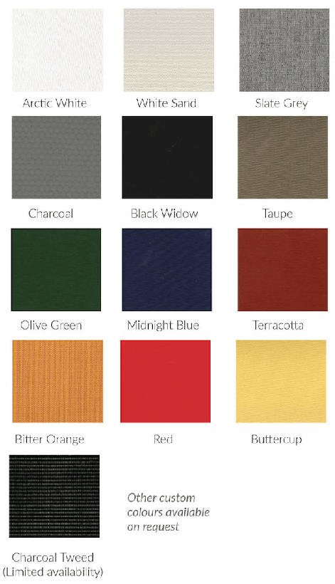 SU6-SU7-Colours Umbrella Fabric Colours