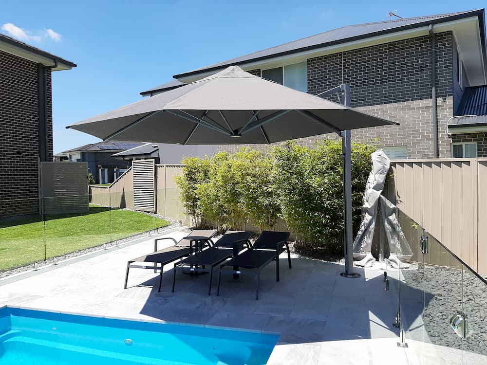 Shadowspec Serenity Single Canopy Rotating Cantilever Umbrella