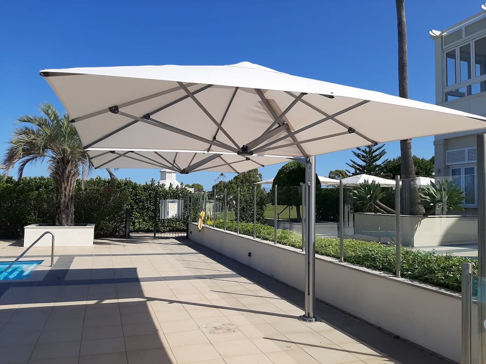 Shadowspec Unity Multi Canopy Cantilever Umbrella Sydney Shade
